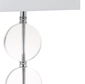 Richard 26" Crystal/Marble LED Table Lamp - JONATHAN Y